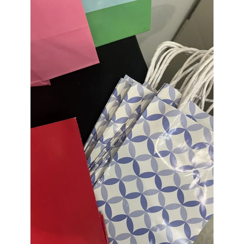 Lot of 23 Gift Bags – Mixed Sizes & Styles – Open Box – Never Used